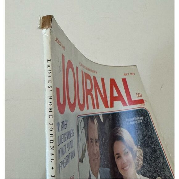 Ladies' Home Journal Magazine July 1972 Richard Nixon & Daughter Julie Nixon - Picture 4 of 6